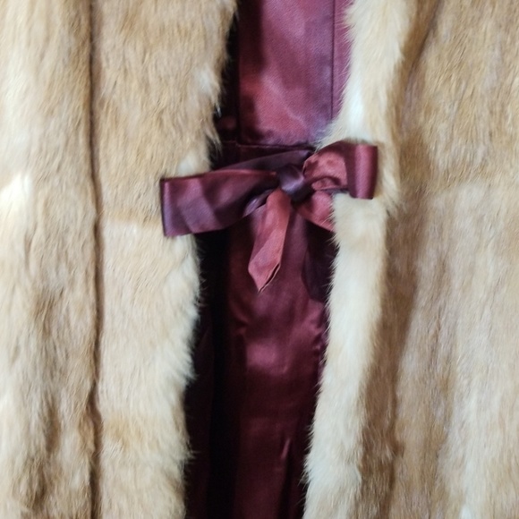 Vintage Genuine Rabbit trench coat, vintage fur - Picture 4 of 8